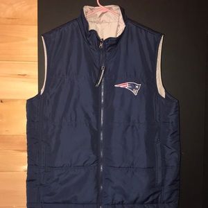 NEW Men’s XL Patriots reversible vest